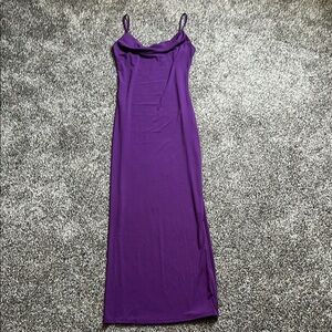 SHEIN Vibrant Purple Maxi Dress